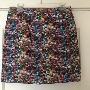Lisette multi colored size 8 skirt w/side pockets